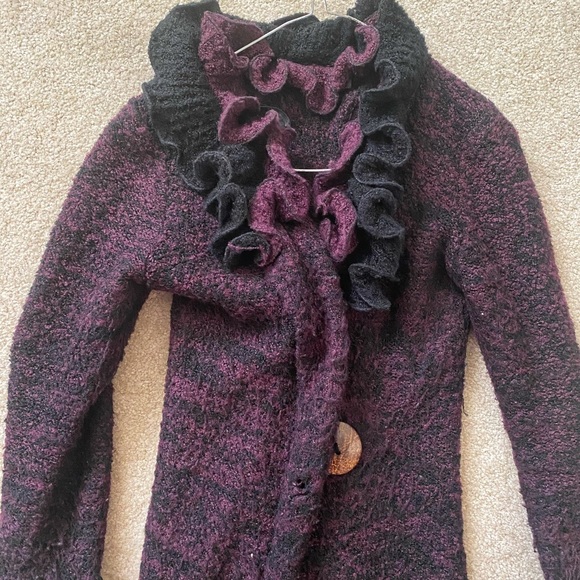 Long purple sweater - Picture 2 of 2